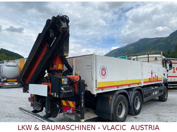 栏板式/ 平板卡车, 起重车 MAN TGS 33.440 6x4 Blatt/Blatt Mit Palfinger PK16500：图3