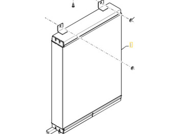 新的 油冷却器 适用于 建筑机械 Case 84279839：图2