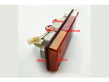 新的 尾灯 适用于 轮式装载机 Qingdao Promising Rear Combination Light for China Loader：图2