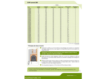 新的 工具/ 设备 Lot de 12 coffres caisson de volet roulant tunnel préfabriqué BIO'BRIC：图5