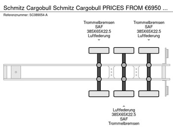 冷藏半拖车 Schmitz Cargobull Schmitz Cargobull PRICES FROM €6950 TO €8950,- 40 X CARRIER 1850 MT D/E SAF AXELS：图4