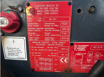 随车叉车 Moffett M4 20.1 Kubota Diesel Kooiaap 2 ton Sideshift Positioner Meeneemheftruck：图4