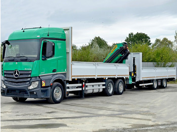起重车 Mercedes-Benz ACTROS 2645* PK 34002 - SH C/FUNK+Anhänger* TOP：图3