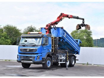 翻斗车, 起重车 Volvo FMX 370 Kipper 4,90m *EPSILON Q150Z/FUNK*6x4：图2