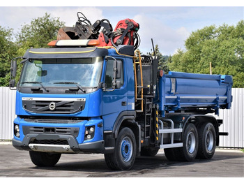 翻斗车, 起重车 Volvo FMX 370 Kipper 4,90m *EPSILON Q150Z/FUNK*6x4：图5