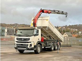翻斗车 Volvo FMX 450 Kipper 6,50m*FASSI F215A.0.24 + FUNK*8x4：图2