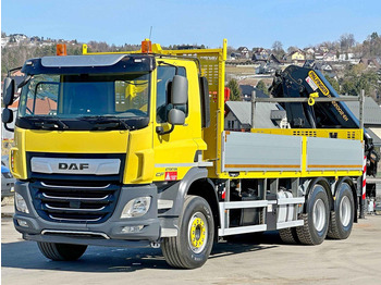 栏板式/ 平板卡车, 起重车 DAF CF 450 * PK 22002 - EH D + FUNK * 6x4 * TOP：图4