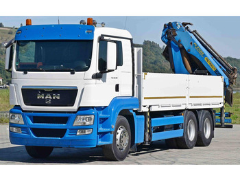 栏板式/ 平板卡车, 起重车 MAN TGS 26.480 * PK 27002 + JIB PJ060 + FUNK / 6x4：图3