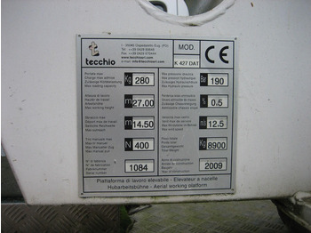 Mercedes-Benz Atego 1324 Bucket truck - Tecchio 27 m 租赁 Mercedes-Benz Atego 1324 Bucket truck - Tecchio 27 m：图3