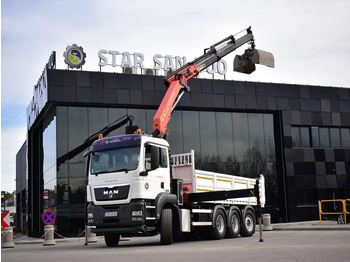 翻斗车 MAN  TGS 35.400 8X4 PALFINGER PK 33002 CRANE KIPPER：图5