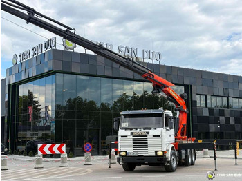 起重车 Scania  R143 HL 6x2 PALFINGER PK44002 Crane Kran：图3