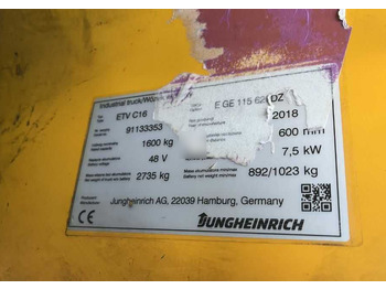 前移式叉车 Jungheinrich ETVC16：图4