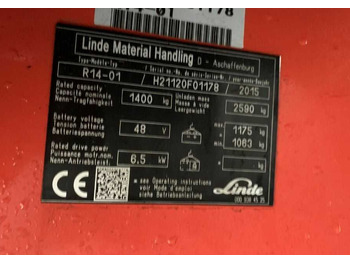前移式叉车 Linde R14-01：图4