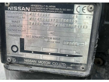 柴油叉车 Nissan W1F4A45Y：图3