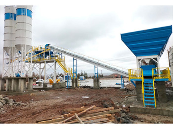 新的 混凝土厂 Promax Stationary Concrete Batching Plant with Double Planetary Mixer：图2