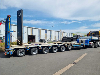 低装载半拖车 Goldhofer STZ-H6-57/80A Teleskop-Tieflader Waggontransport：图5