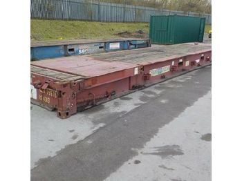 可拆卸车身/ 集装箱 40’ Flat Rack Container:图1