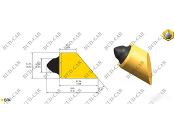 新的 附件 适用于 钻机 New Cutter, Frez, blades, bits BR1, BR2, BR3, BR4：图5