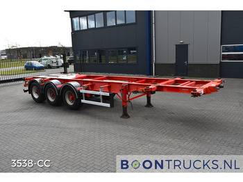 集装箱运输车/ 可拆卸车身的半拖车 Burg BPO 12-27 CCXGX-00 TANK CHASSIS | 20-30ft *  3800 Kg * NL TRAILER：图4