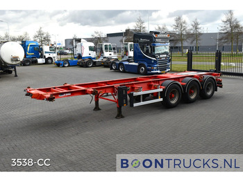 集装箱运输车/ 可拆卸车身的半拖车 Burg BPO 12-27 CCXGX-00 TANK CHASSIS | 20-30ft *  3800 Kg * NL TRAILER：图5