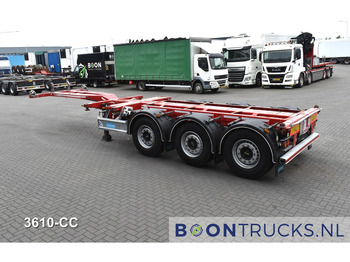 集装箱运输车/ 可拆卸车身的半拖车 D-Tec FLEXITRAILER | 2x20-30-40-45ft HC * 2x LIFT AXLE * 2x EXTENDABLE * DISC BRAKES：图3