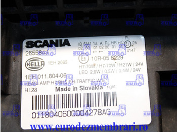前照灯 适用于 卡车 FAR DREAPTA SCANIA NGS 2655843, 2379894：图3
