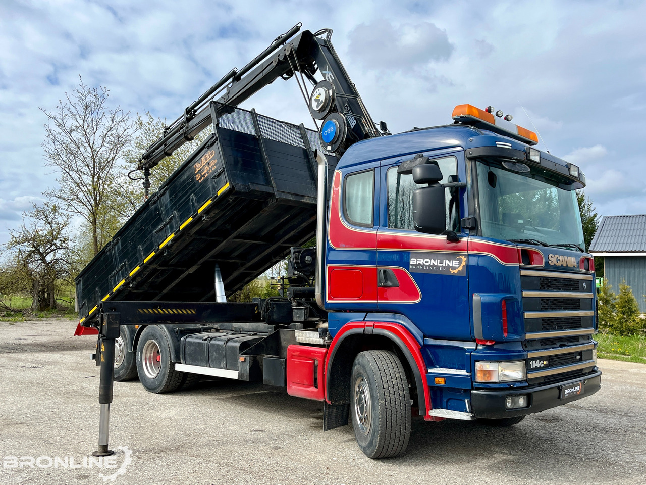 2002 SCANIA R114 6X2*4 Tipper+HIAB 166-e5 crane - 翻斗车, 起重车:图2 2002 SCANIA R114 6X2*4 Tipper+HIAB 166-e5 crane - 翻斗车, 起重车:图2
