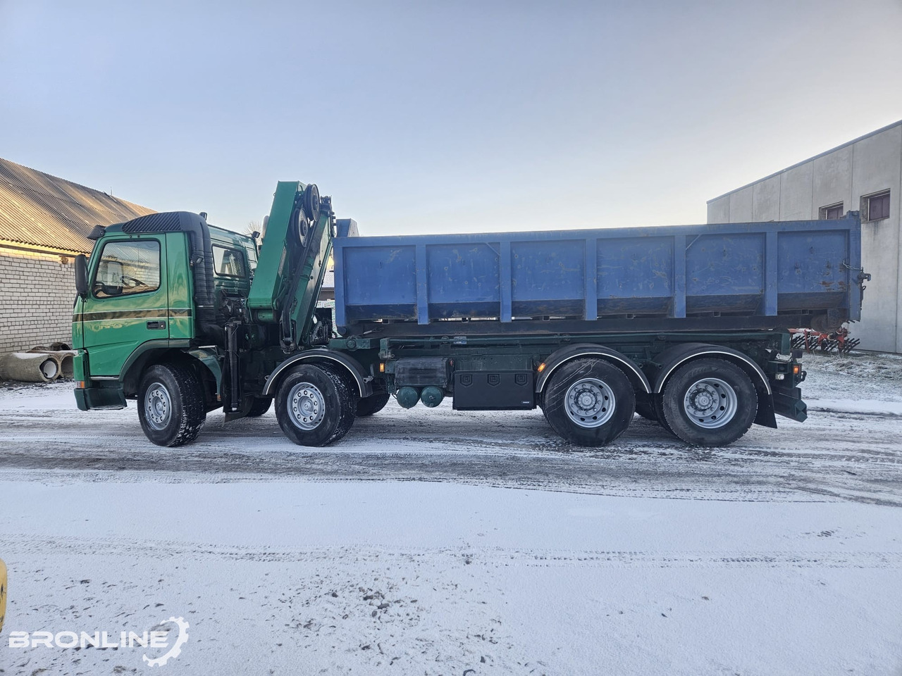 2002 Volvo FM12 8x4 Cable lift + Crane HMF - 光缆系统卡车, 起重车:图4 2002 Volvo FM12 8x4 Cable lift + Crane HMF - 光缆系统卡车, 起重车:图4
