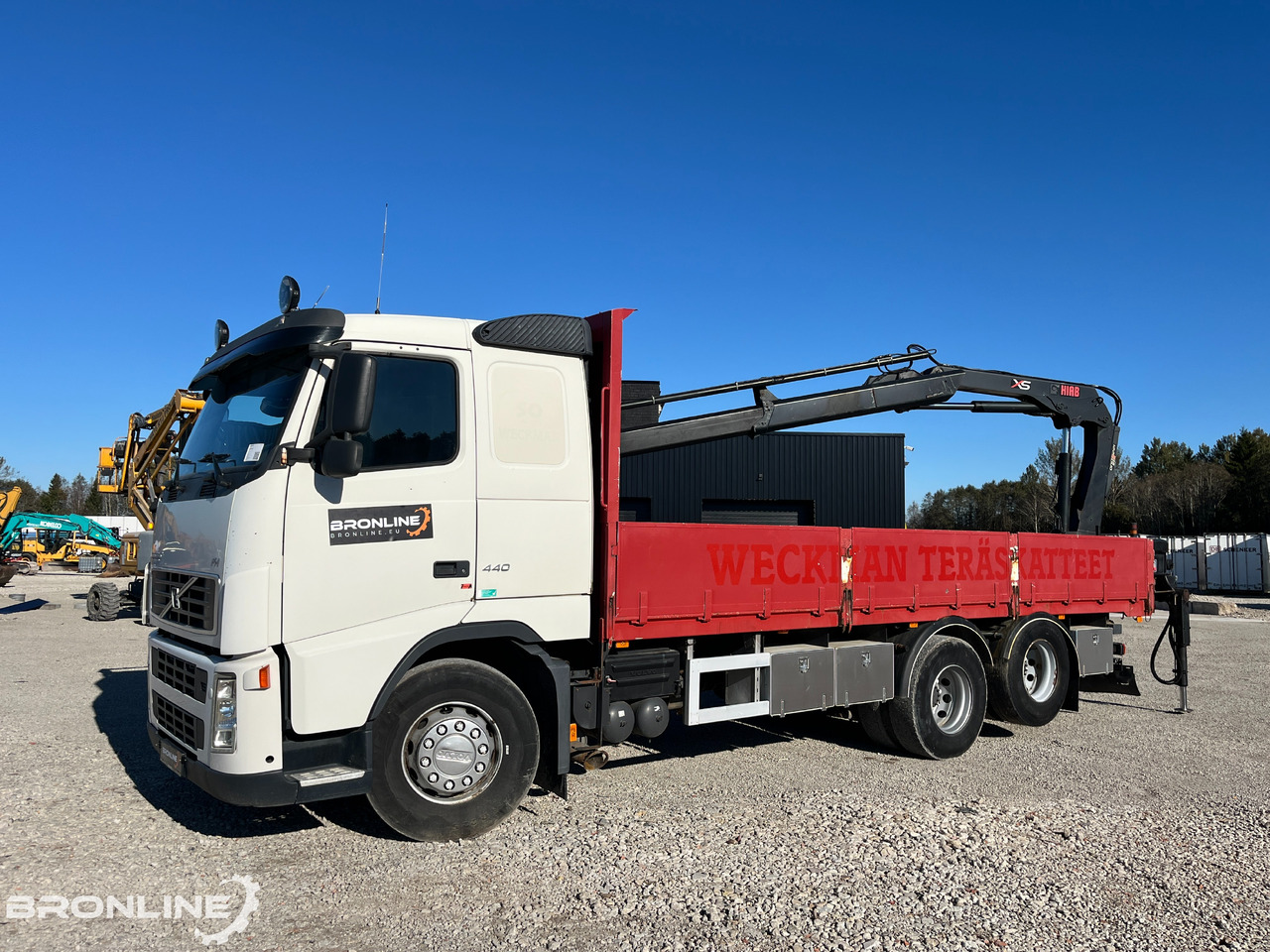 2006 Volvo FH 440 6x2 Flatbed + Crane - 栏板式/ 平板卡车, 起重车:图4 2006 Volvo FH 440 6x2 Flatbed + Crane - 栏板式/ 平板卡车, 起重车:图4