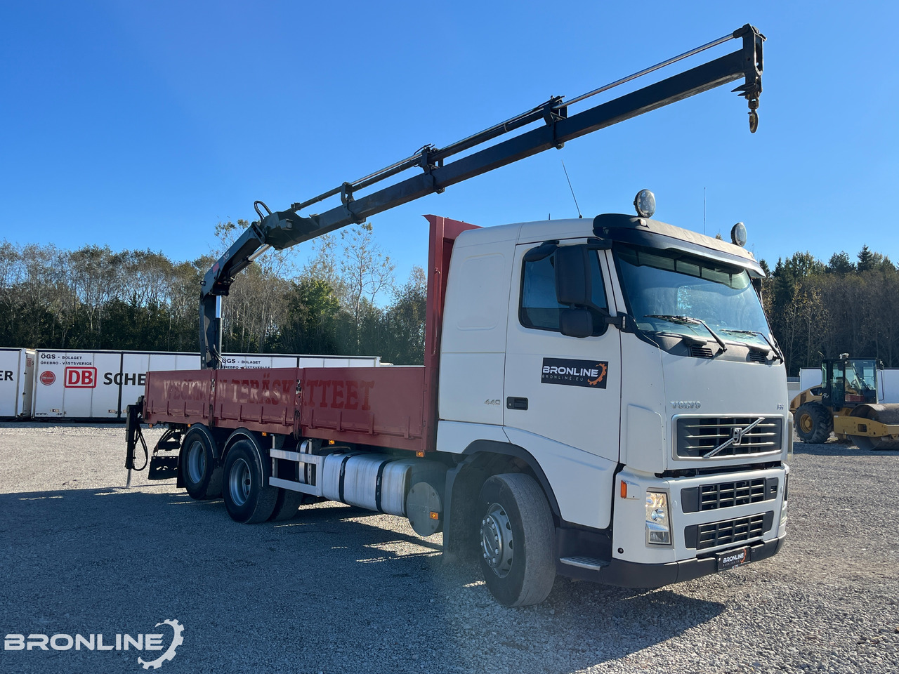 2006 Volvo FH 440 6x2 Flatbed + Crane - 栏板式/ 平板卡车, 起重车:图2 2006 Volvo FH 440 6x2 Flatbed + Crane - 栏板式/ 平板卡车, 起重车:图2