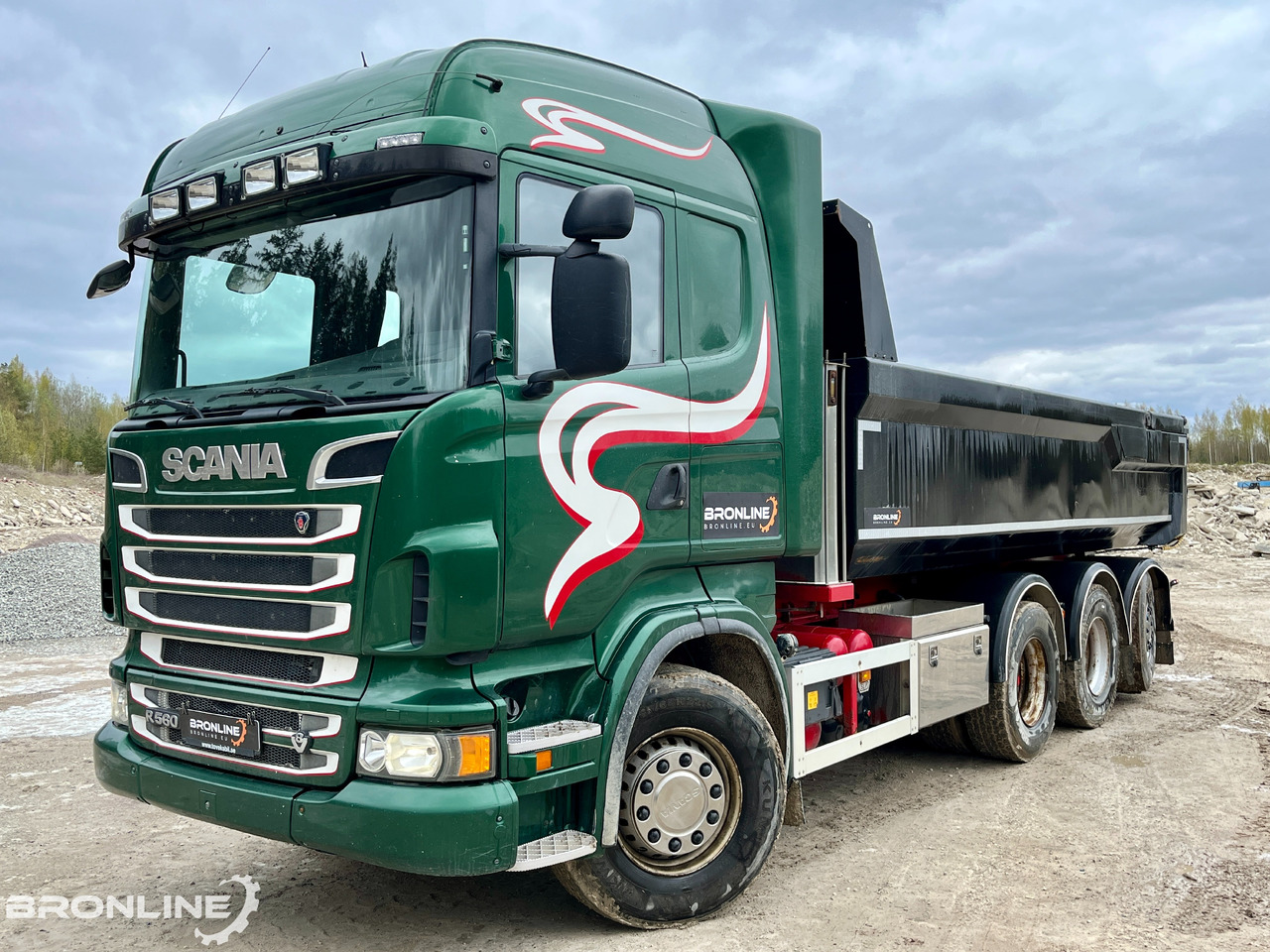 2013 V8 SCANIA R560 8X4 Tipper/Kallur/Retarder - 翻斗车:图5 2013 V8 SCANIA R560 8X4 Tipper/Kallur/Retarder - 翻斗车:图5