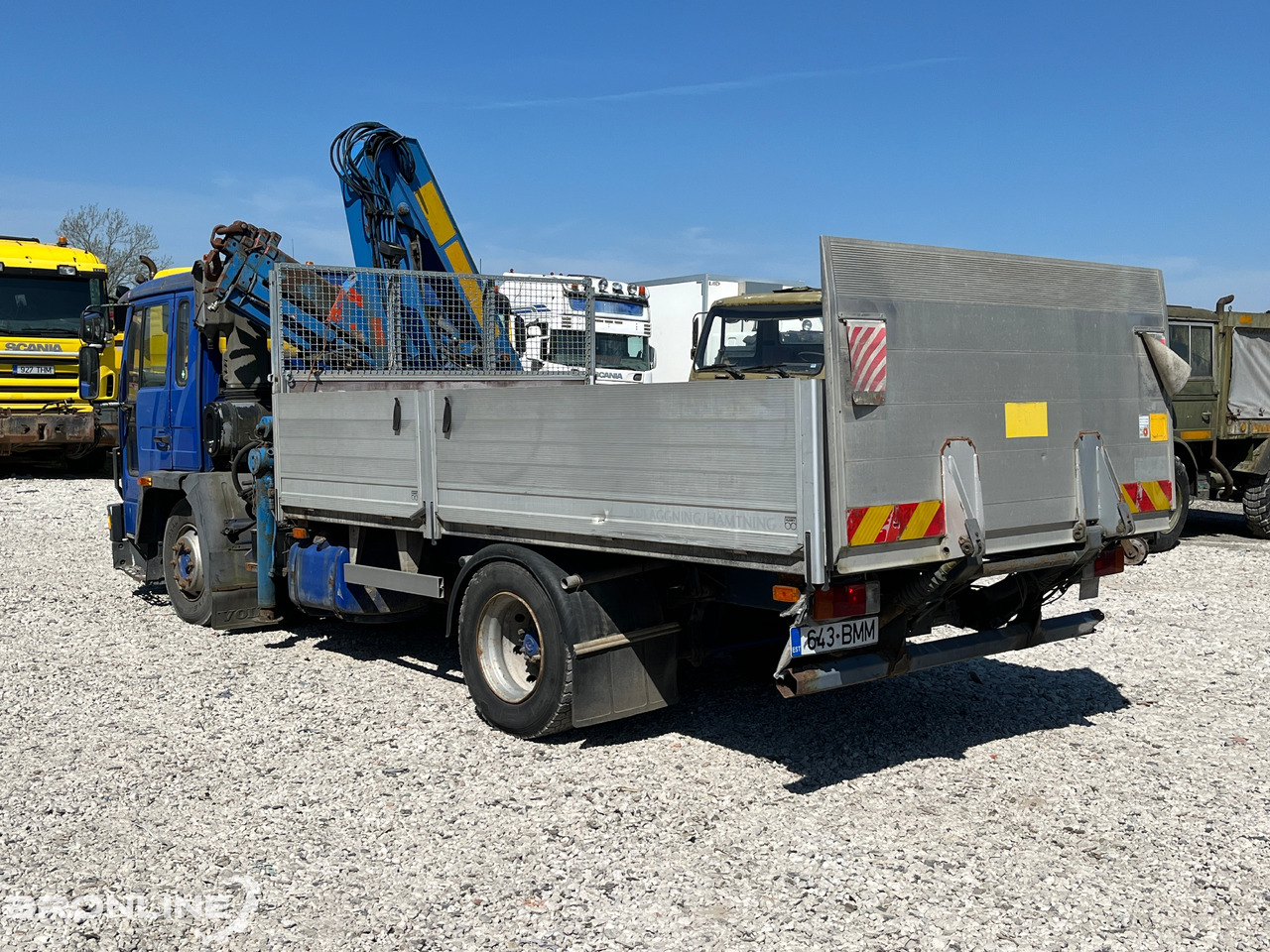 VOLVO FL611 + Palfinger PK 8200 - 栏板式/ 平板卡车, 起重车:图3 VOLVO FL611 + Palfinger PK 8200 - 栏板式/ 平板卡车, 起重车:图3