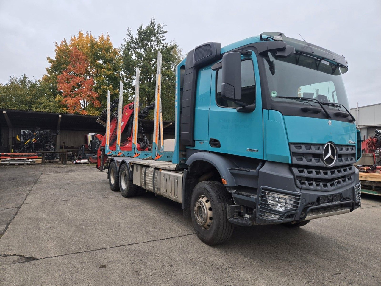 Mercedes-Benz Arocs 2651 Holztransporter Blatt Blatt Kran - 木材运输车, 起重车:图1 Mercedes-Benz Arocs 2651 Holztransporter Blatt Blatt Kran - 木材运输车, 起重车:图1