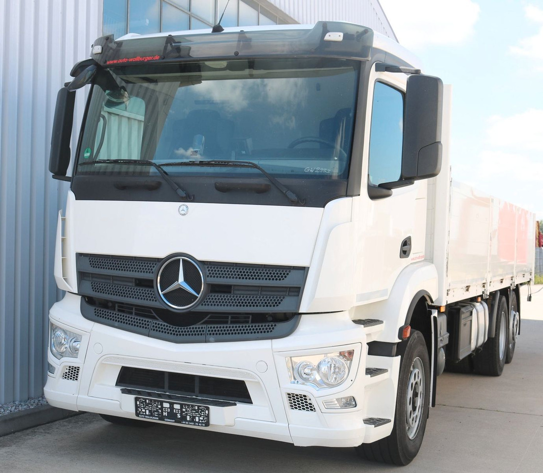 Mercedes-Benz Antos 2641L Prits. / Staplerhaltg. Stahltransp. - 栏板式/ 平板卡车:图5 Mercedes-Benz Antos 2641L Prits. / Staplerhaltg. Stahltransp. - 栏板式/ 平板卡车:图5