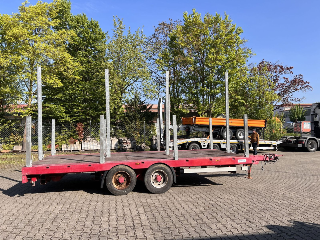 Auwärter Tandempritsche, ausziehbar, wenig Benutzt - 栏板式/ 平板拖车:图5 Auwärter Tandempritsche, ausziehbar, wenig Benutzt - 栏板式/ 平板拖车:图5