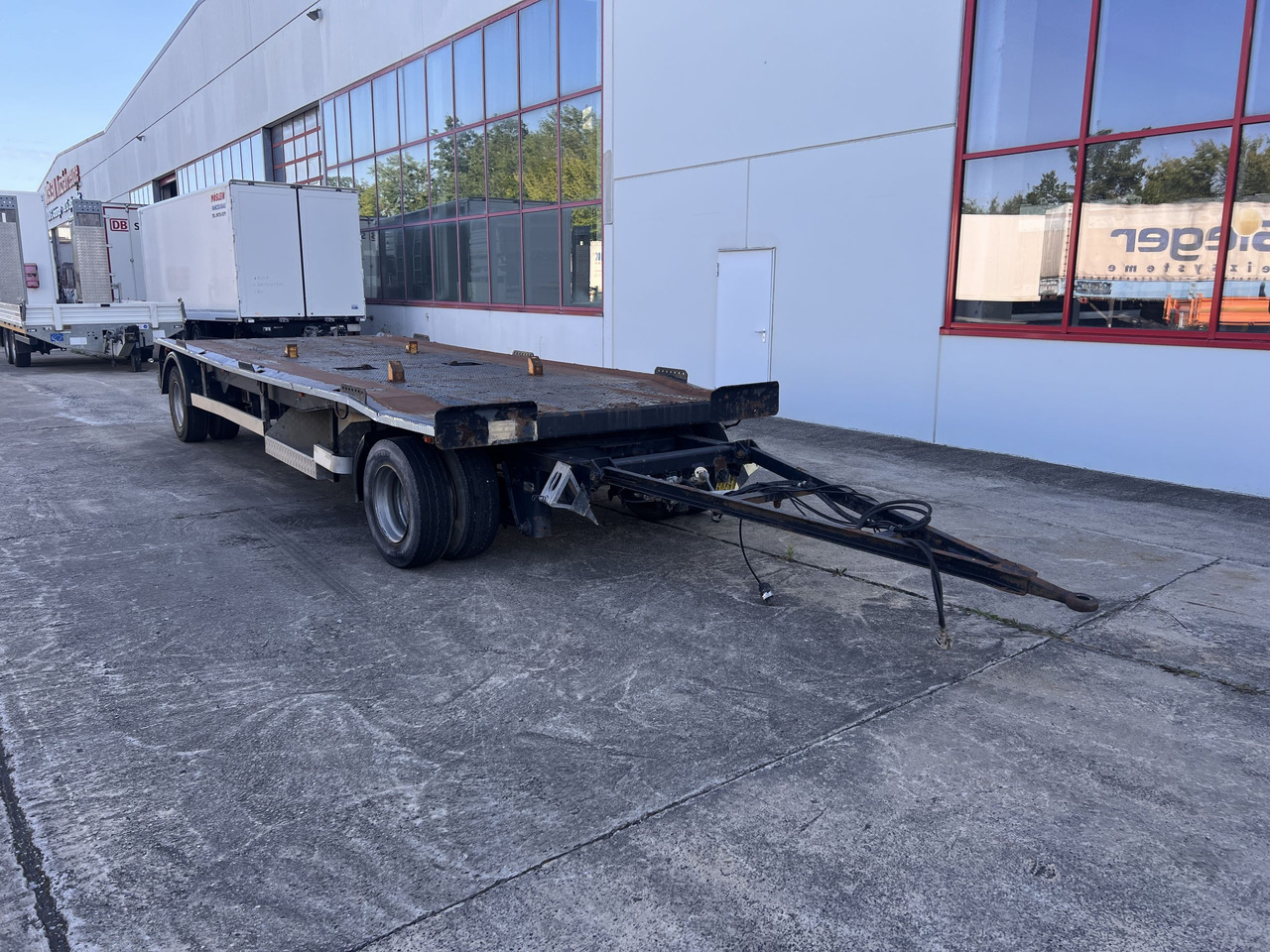 Dinkel DAC 18000 2 Achs Kombi- Anhänger für Abroll- oder Absetzmulden oder Tieflader - 集装箱运输车/ 可拆卸车身的拖车:图2 Dinkel DAC 18000 2 Achs Kombi- Anhänger für Abroll- oder Absetzmulden oder Tieflader - 集装箱运输车/ 可拆卸车身的拖车:图2