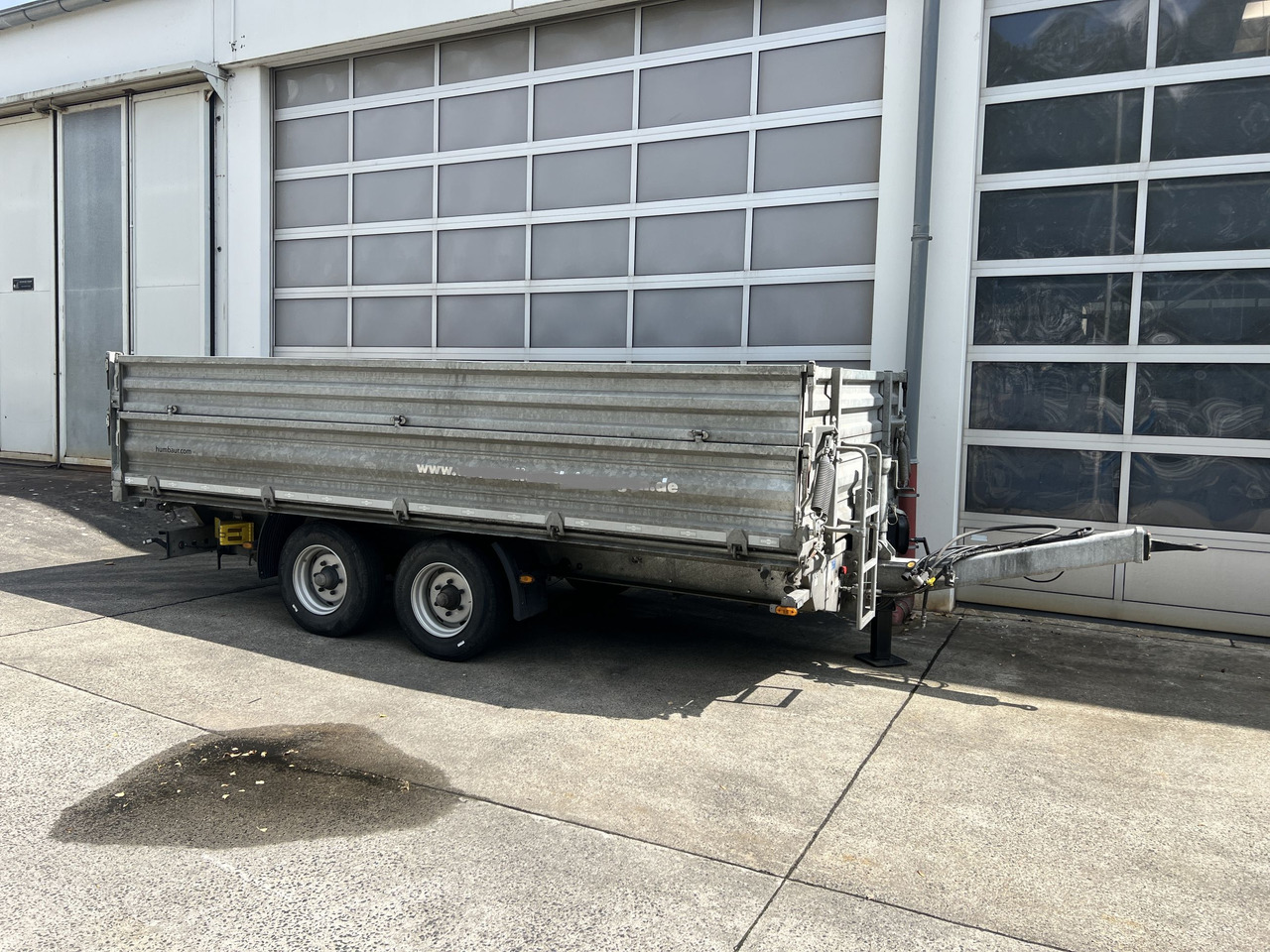 Humbaur D1AC Tandemkipper- Tieflader mit Aufsatz, neuwertig - 翻斗拖车:图1 Humbaur D1AC Tandemkipper- Tieflader mit Aufsatz, neuwertig - 翻斗拖车:图1