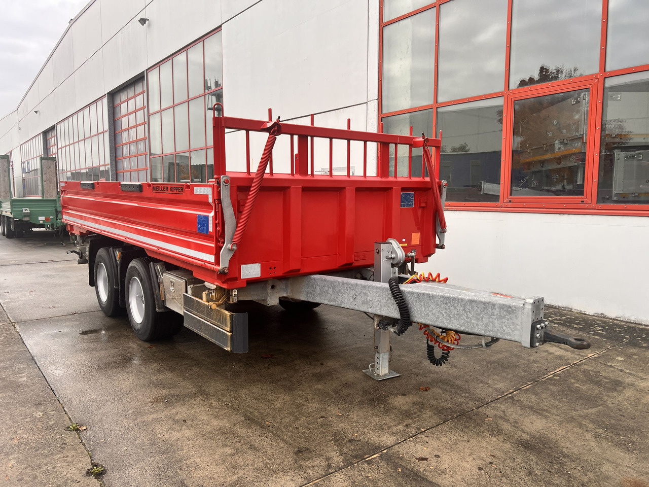 Meiller MZDAL 18 t Tandemkipper Tieflader Schotter- Klappe, neuwertig - 翻斗拖车:图4 Meiller MZDAL 18 t Tandemkipper Tieflader Schotter- Klappe, neuwertig - 翻斗拖车:图4