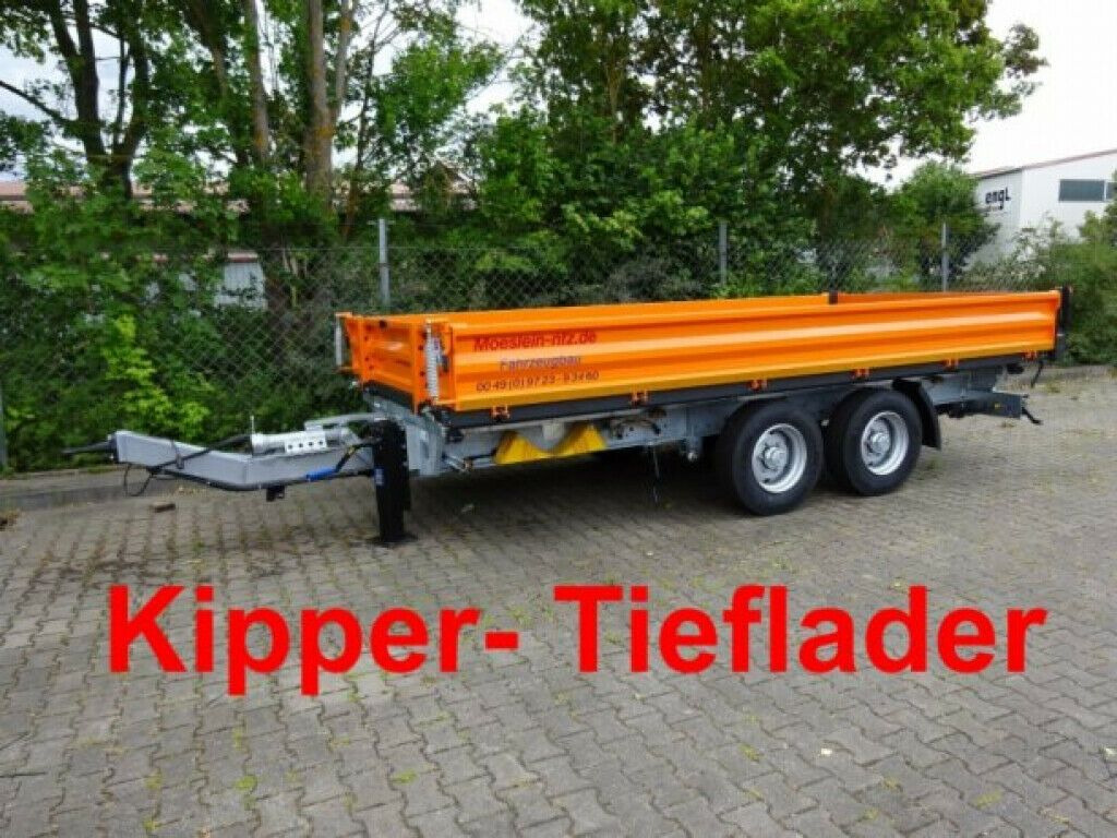 Möslein 13 t Tandem 3- Seitenkipper Tieflader-- Neufahr - 翻斗拖车:图2 Möslein 13 t Tandem 3- Seitenkipper Tieflader-- Neufahr - 翻斗拖车:图2