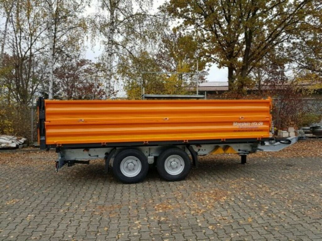 Möslein 13 t Tandem Kipper Tiefladermit Bordwand- Aufsa - 翻斗拖车:图1 Möslein 13 t Tandem Kipper Tiefladermit Bordwand- Aufsa - 翻斗拖车:图1