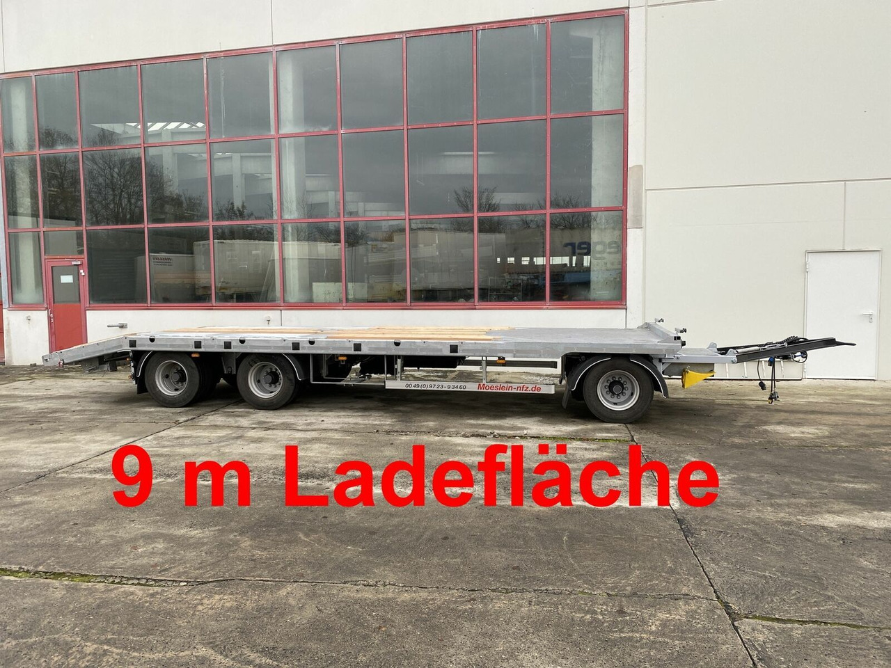 Möslein 3 Achs Plato- Tieflader- Anhänger 9 m - 半挂车:图1 Möslein 3 Achs Plato- Tieflader- Anhänger 9 m - 半挂车:图1