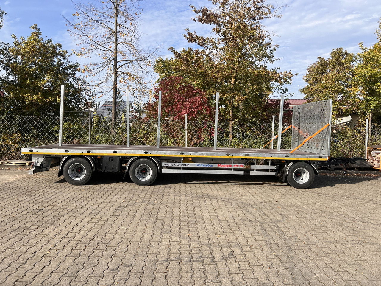 Möslein T 3 Plato 9 m 3 Achs Jumbo- Plato- Anhänger 9 m, Mega - 栏板式/ 平板拖车:图2 Möslein T 3 Plato 9 m 3 Achs Jumbo- Plato- Anhänger 9 m, Mega - 栏板式/ 平板拖车:图2