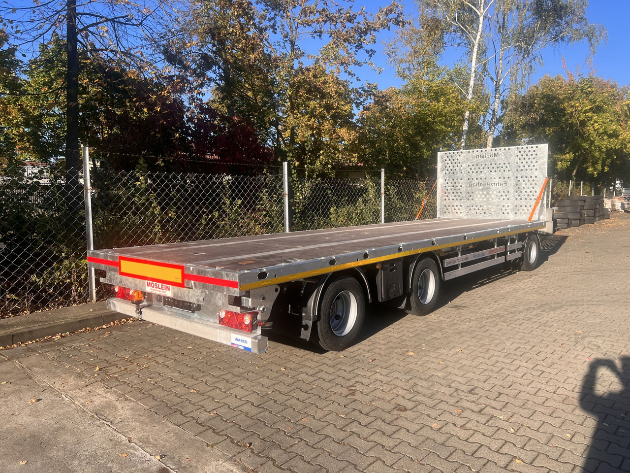 Möslein T 3 Plato 9 m 3 Achs Jumbo- Plato- Anhänger 9 m, Mega - 栏板式/ 平板拖车:图5 Möslein T 3 Plato 9 m 3 Achs Jumbo- Plato- Anhänger 9 m, Mega - 栏板式/ 平板拖车:图5
