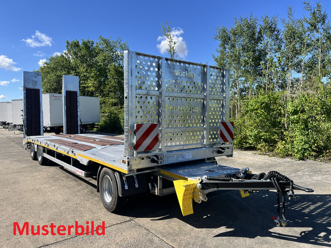 Möslein T4 VB H1 gerade neuer 4 Achs Tieflader gerade hydraulischen Rampen - 低装载拖车:图3 Möslein T4 VB H1 gerade neuer 4 Achs Tieflader gerade hydraulischen Rampen - 低装载拖车:图3