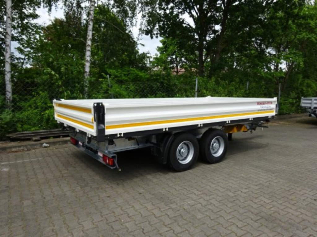 新的 翻斗拖车 Möslein TTD 11 Weiß  neuer Tandem 3- Seitenkipper Tieflader-- Neufahrzeug --：图13