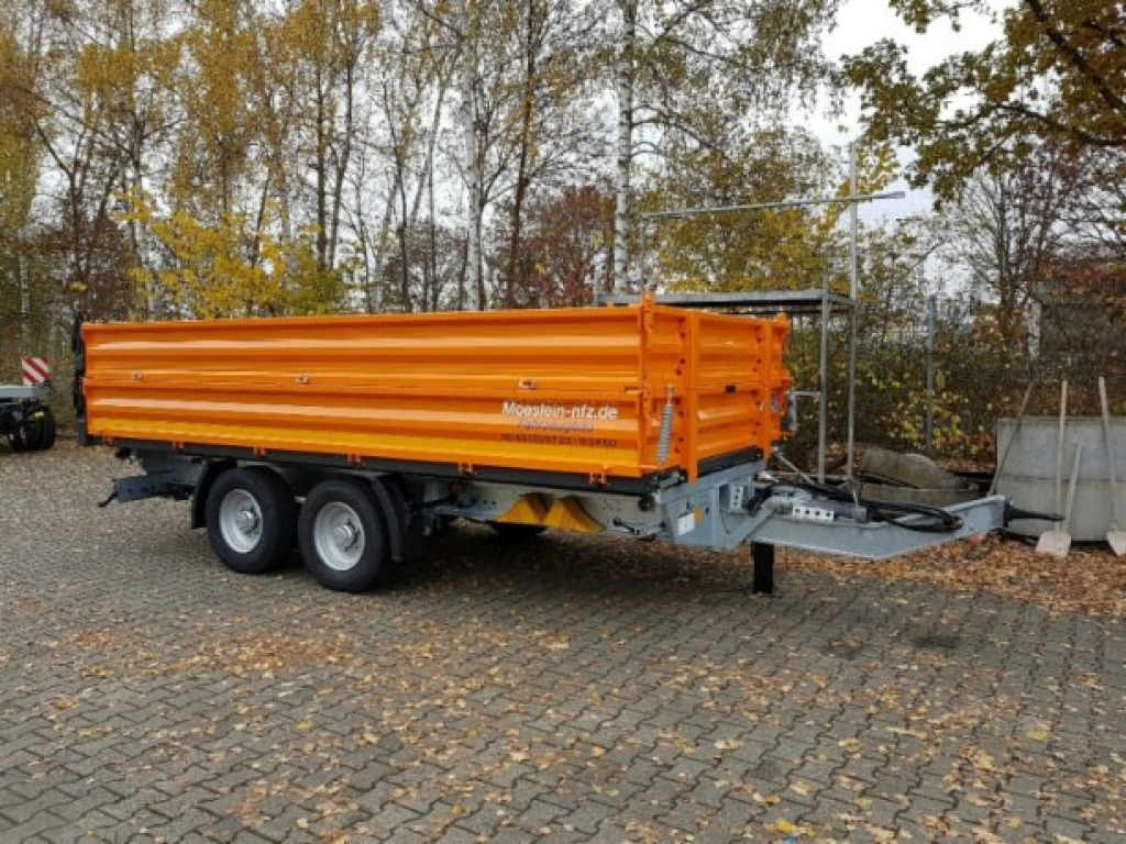 新的 翻斗拖车 Möslein TTD13- BA Orange  13 t Tandem Kipper Tiefladermit Bordwand- Aufsatz-- Neufahrzeug --：图7