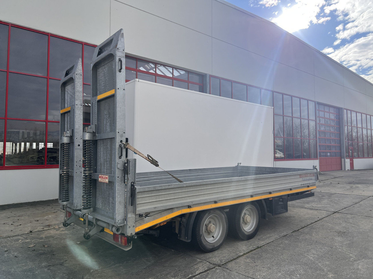 Möslein TTS 11 Schwebheim Tandemtieflader, Breite Rampen, Wenig Benutzt - 低装载拖车:图3 Möslein TTS 11 Schwebheim Tandemtieflader, Breite Rampen, Wenig Benutzt - 低装载拖车:图3