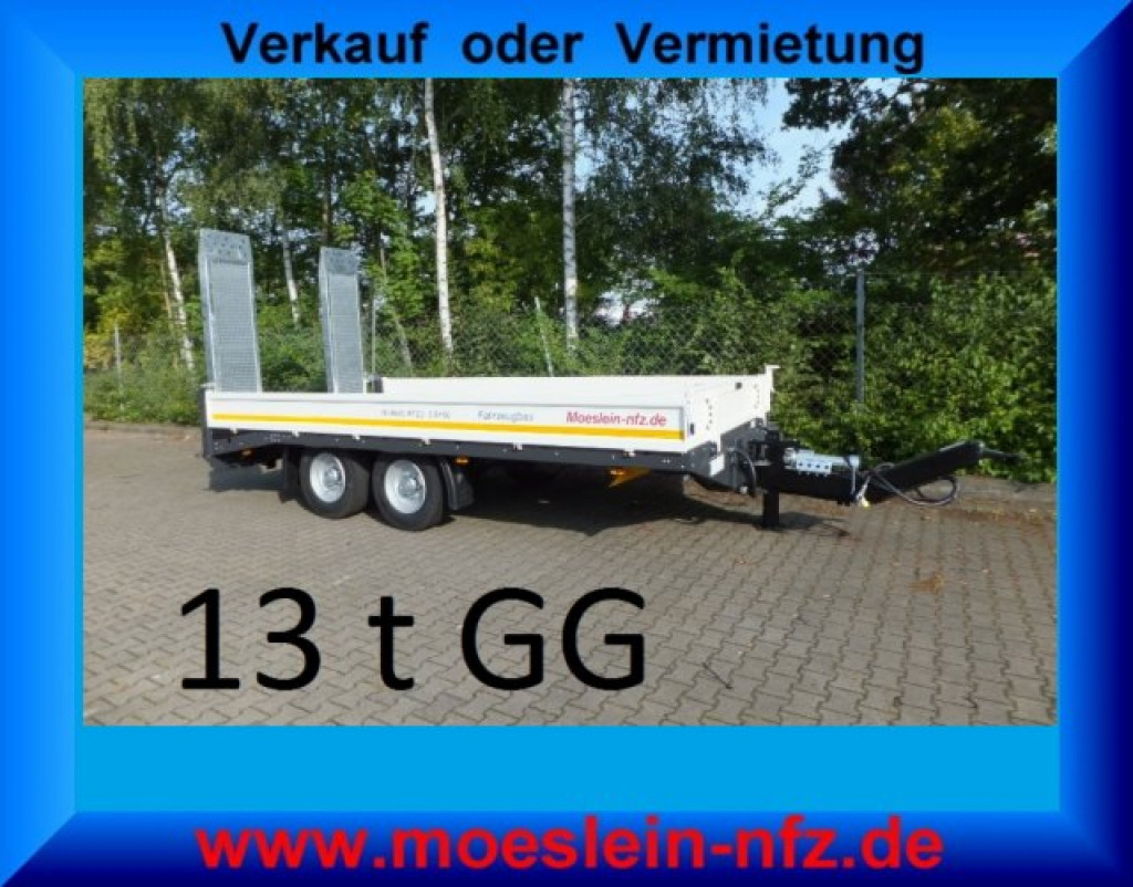 Möslein TTT 13- 6,28 Weiß Neuer Tandemtieflader 13 t GG - 低装载拖车:图1 Möslein TTT 13- 6,28 Weiß Neuer Tandemtieflader 13 t GG - 低装载拖车:图1