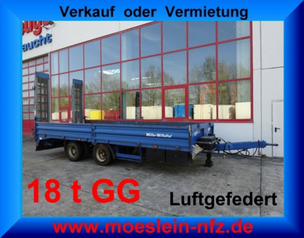 Müller Mitteltal ETUE-TA 18,0 18 t GG Tandemtieflader - 低装载拖车:图1 Müller Mitteltal ETUE-TA 18,0 18 t GG Tandemtieflader - 低装载拖车:图1