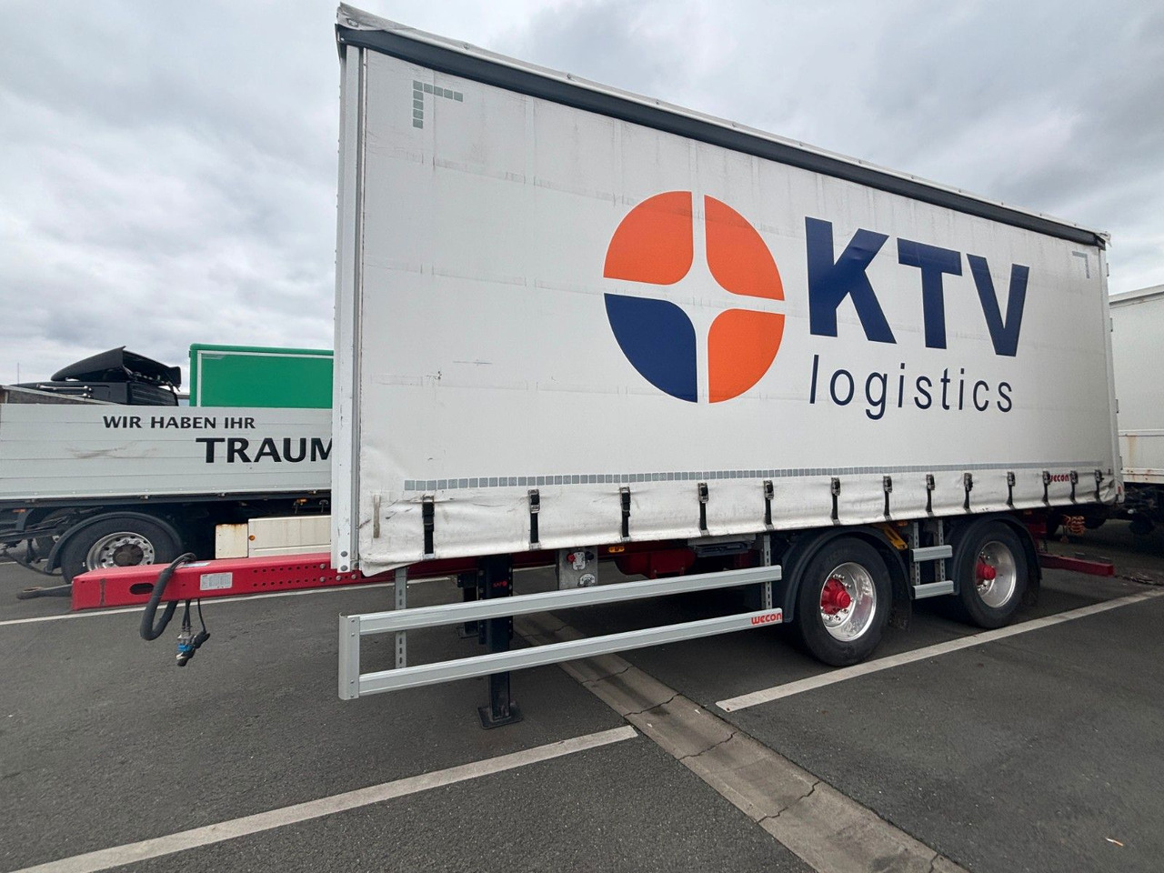 Wecon Tandem Anhänger Plane APZ 218 - 侧帘拖车:图1 Wecon Tandem Anhänger Plane APZ 218 - 侧帘拖车:图1